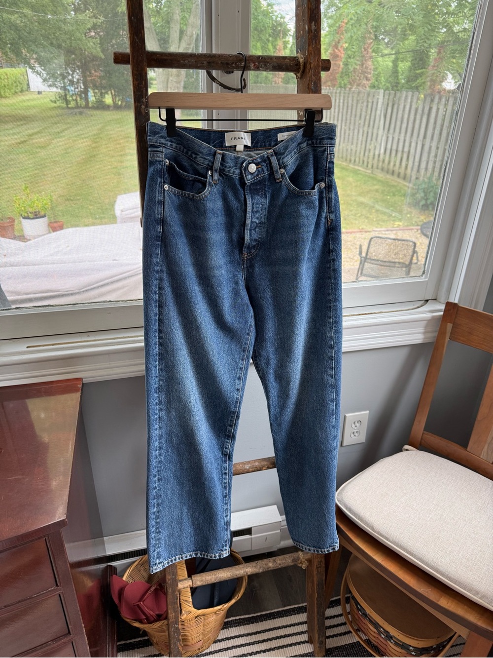 FRAME Denim The Vertical Crop
